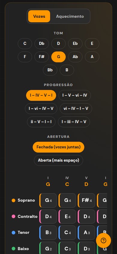 Harmonia Vocal no celular
