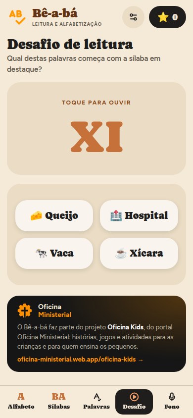 Jogo Bê-a-bá no celular