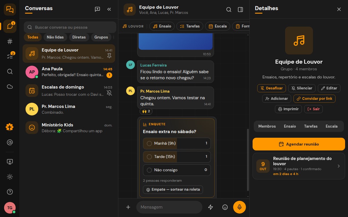 Ochat no computador
